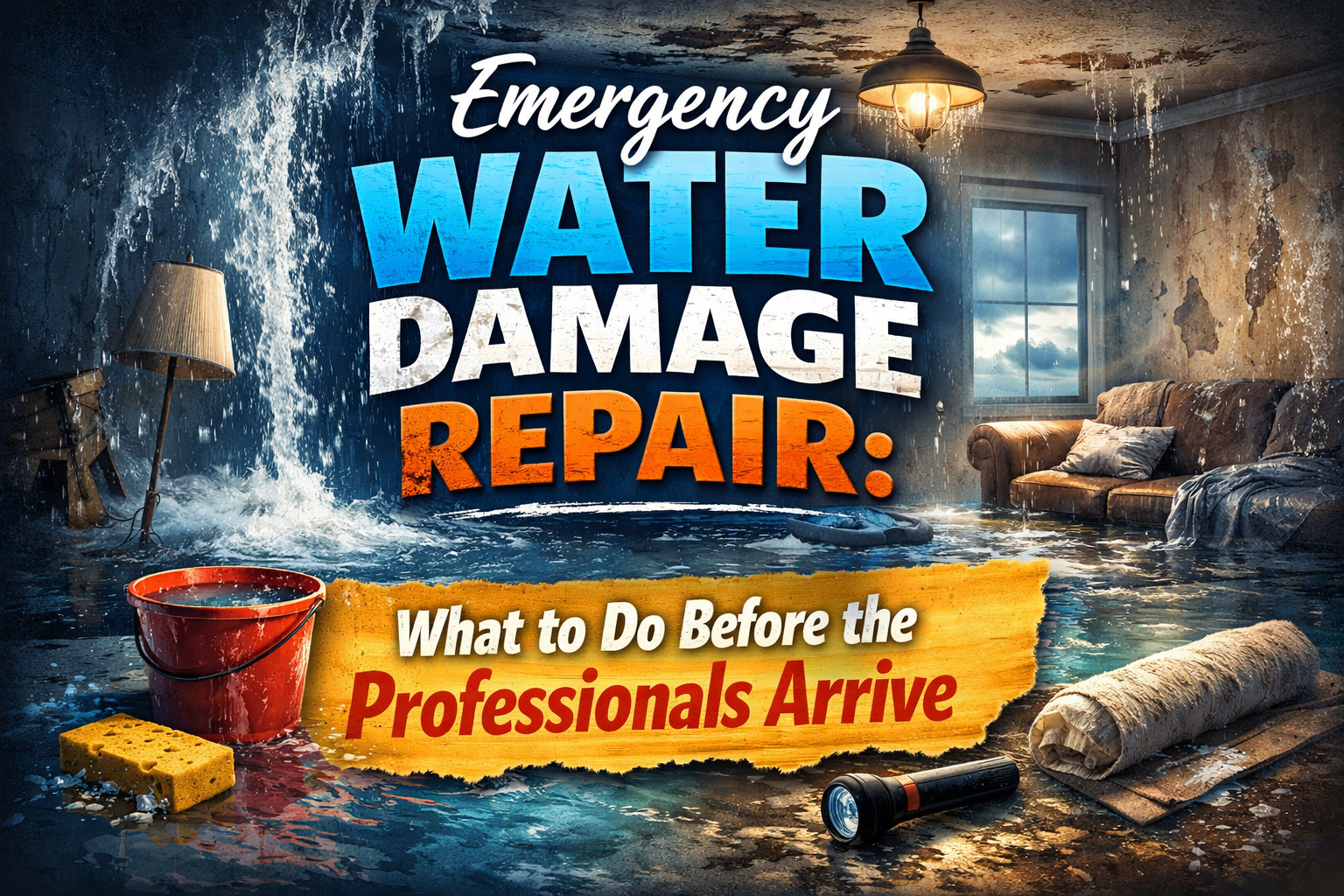 Emergency Water Damage Repair: What to Do Before the Professionals Arrive