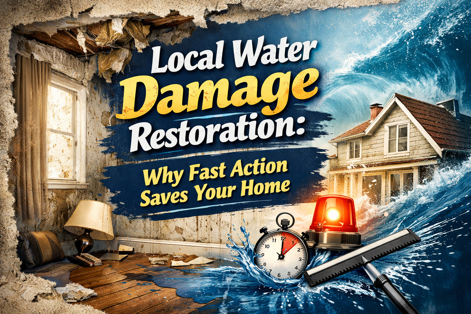Local Water Damage Restoration: Why Fast Action Saves Your Home