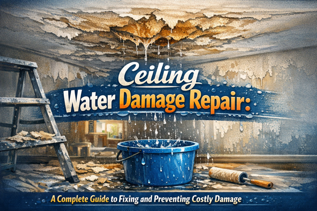 Ceiling Water Damage Repair
