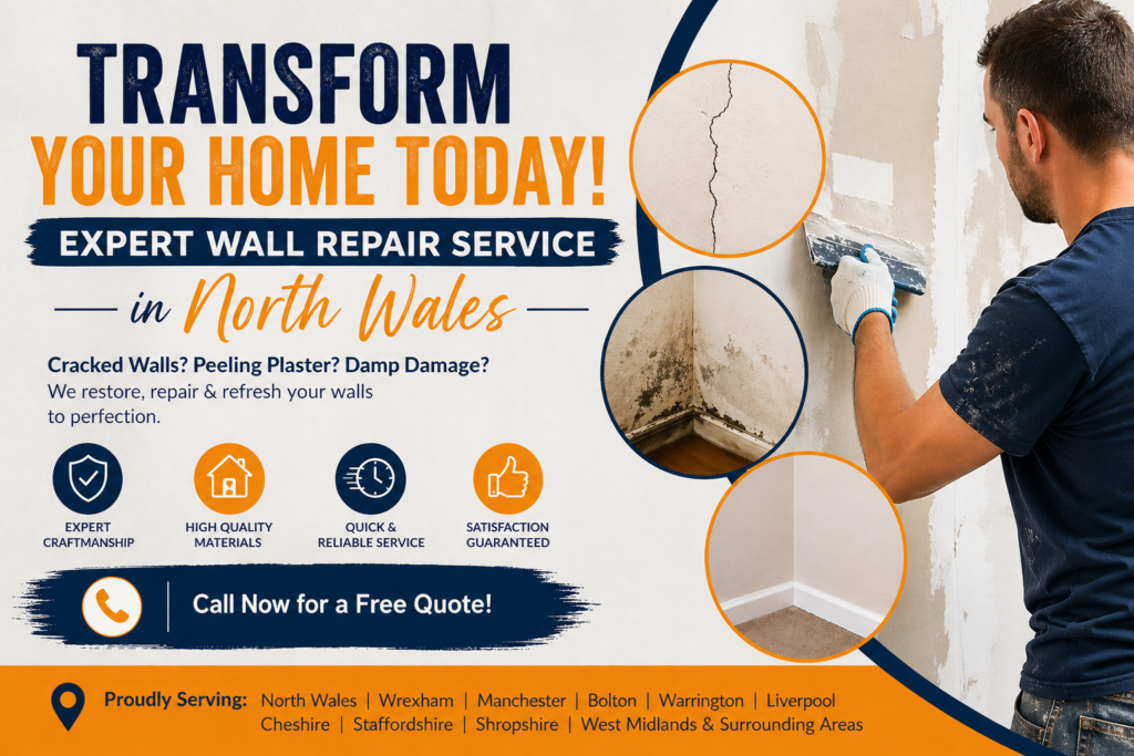 Expert Wall Repair Service in North Wales You Can Trust