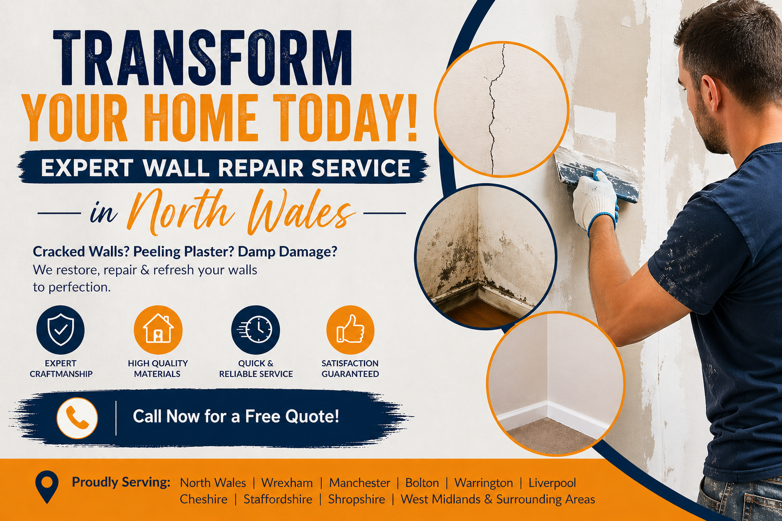 Expert Wall Repair Service in North Wales You Can Trust
