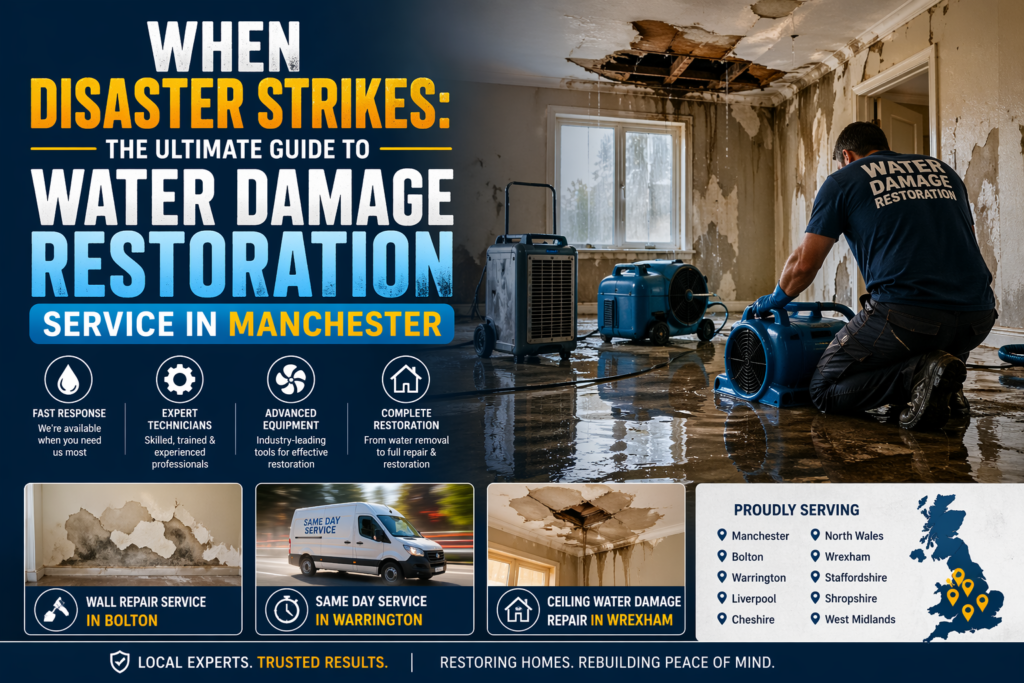 Water Damage Restoration Service in Manchester