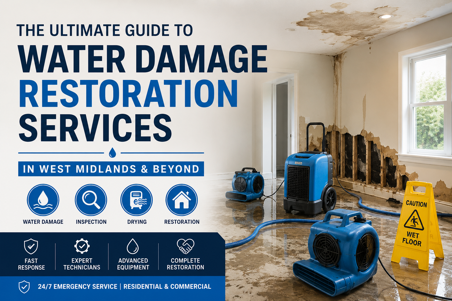 Water Damage Restoration Services in West Midlands